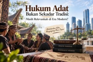 Hukum Adat Bukan Sekadar Tradisi: Masih Relevankah di Era Modern?